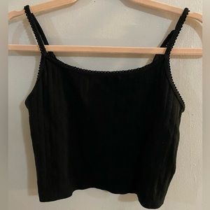 American Eagle Black crop top